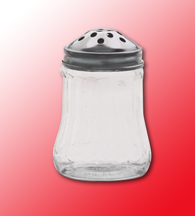 Glass Salt or Pepper Shaker 2 Oz.